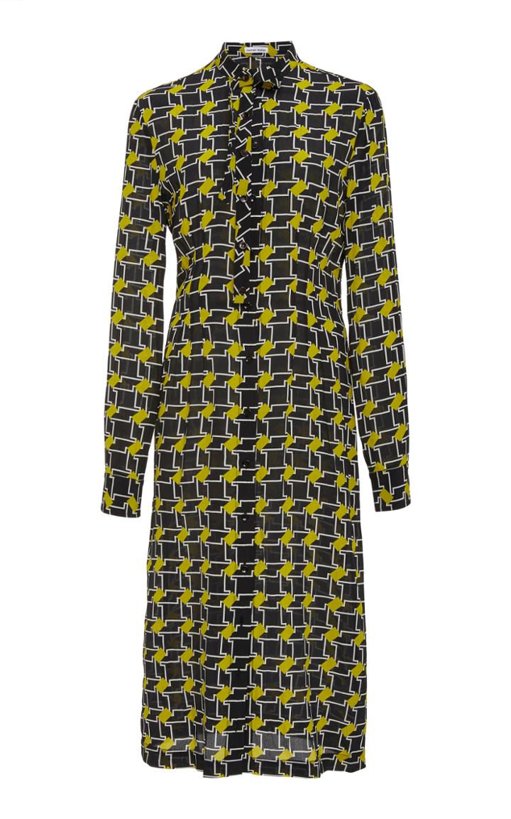 Tomas Maier Puzzle Print Shirt Dress