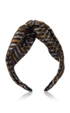 Benoit Missolin Fallon Knotted Lurex Headband