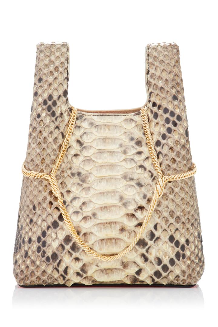 Hayward Python Mini Shopper On A Chain