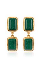 Valre Odyssey Gold-plated And Malachite Earrings