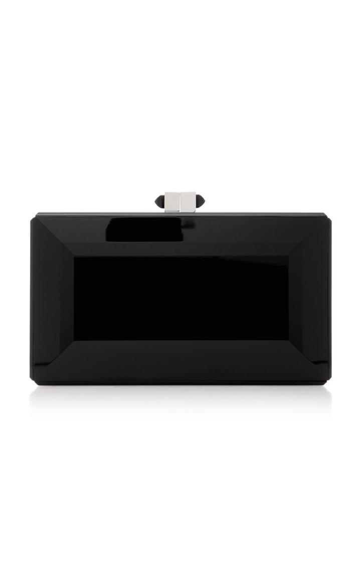 Judith Leiber Couture Reflection Rectangle Acrylic Clutch