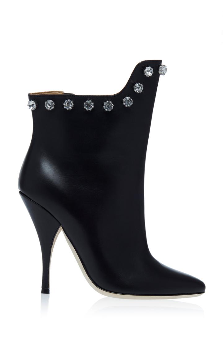 Marco De Vincenzo Studded Ankle Bootie