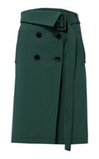 Dorothee Schumacher The New Ambition Double-breasted Wool-blend Skirt