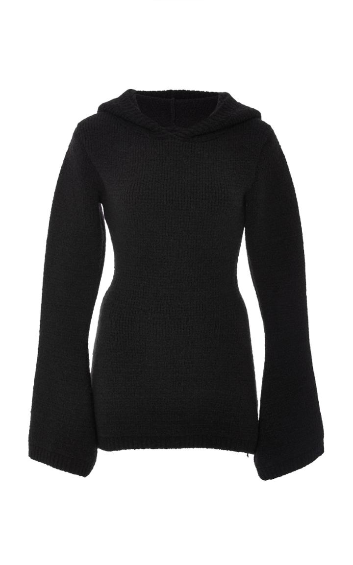 Brandon Maxwell Boucle Hoodie