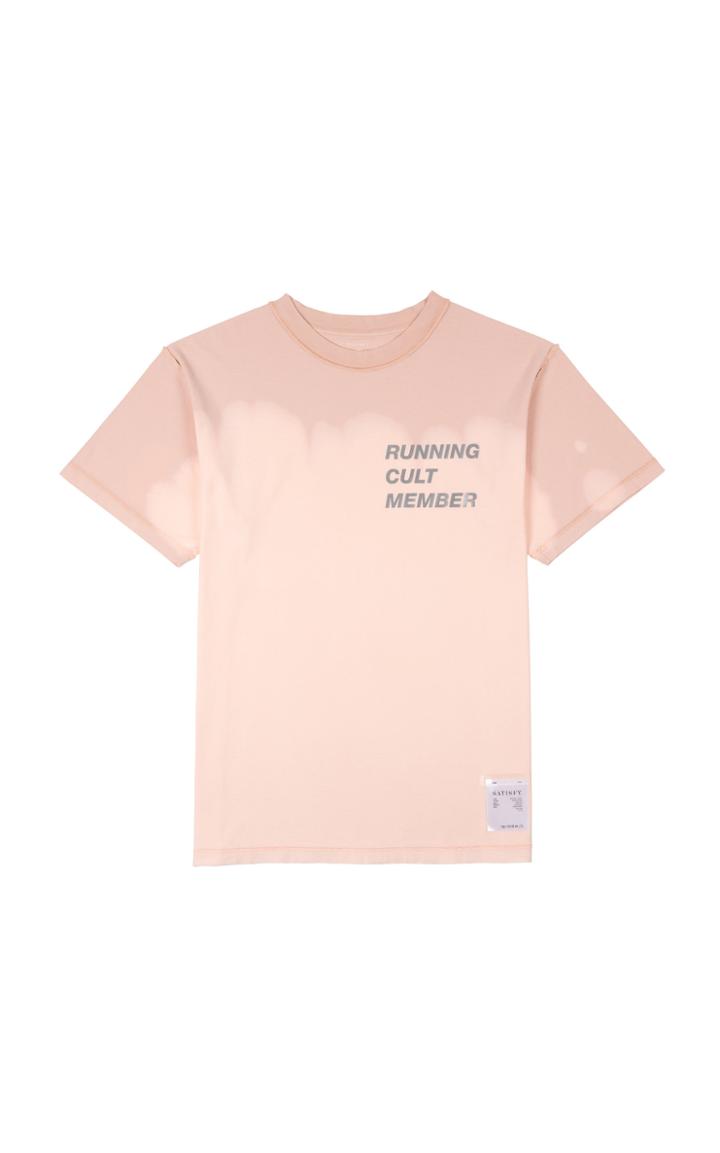 Satisfy Reverse Bleached Cotton T-shirt