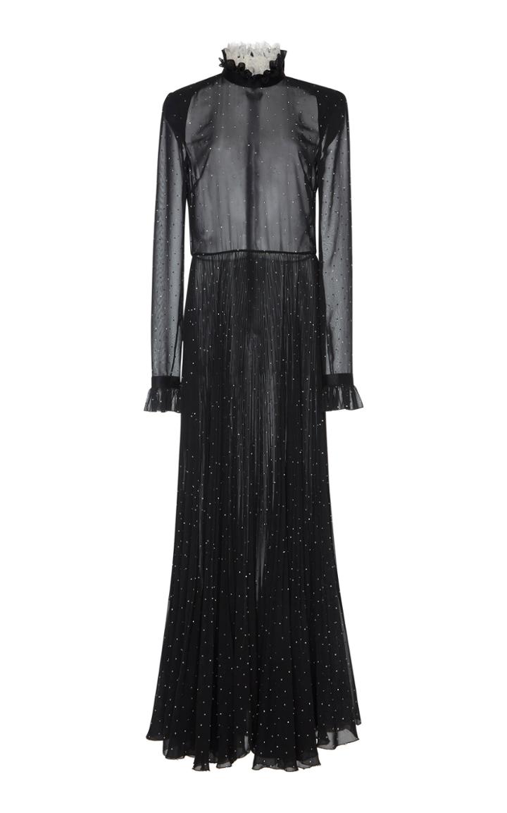 Philosophy Di Lorenzo Serafini Sequin Embroidered Chiffon Dress