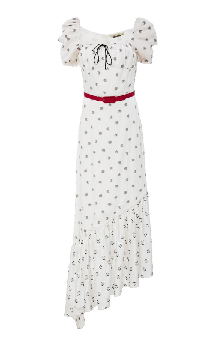 Hellessy Helen Printed Midi Dress