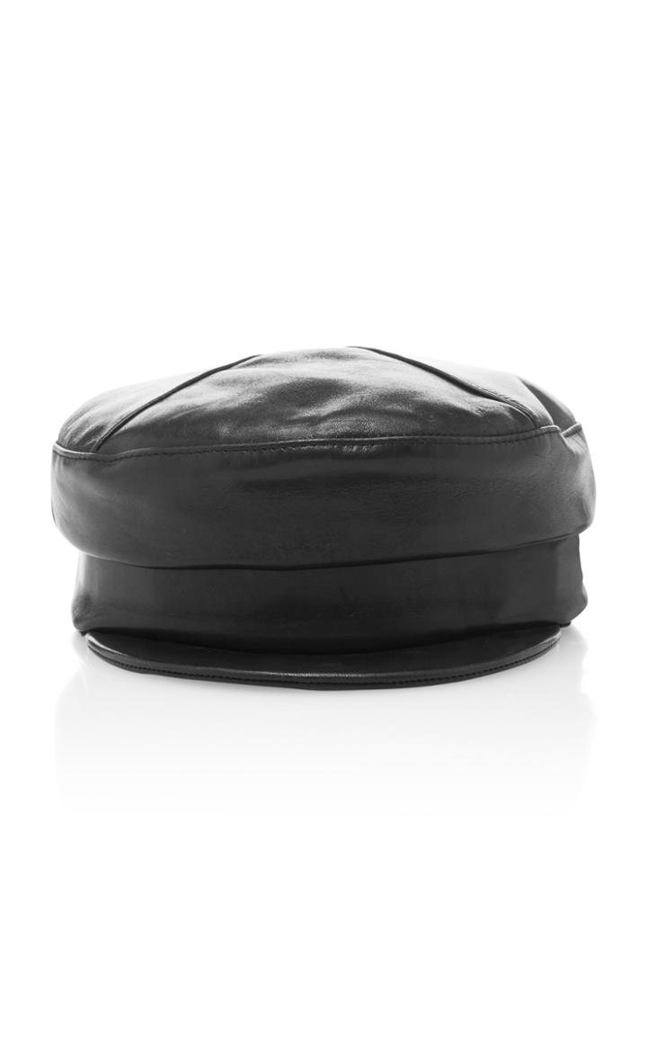 Gigi Burris Georgie Leather Hat