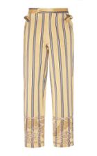 Bode Provence Stripe Side Tie Trousers