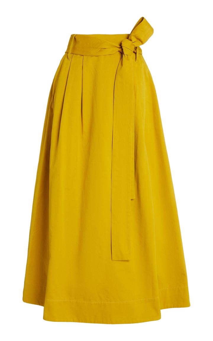 Moda Operandi Staud Snoop Faille Maxi Skirt
