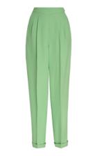 Delpozo Pleated Crepe Pants