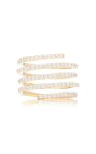 The Last Line 14k Yellow Gold And Diamond Tall Wrap Ring