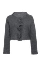 Miu Miu Cropped Mohair-blend Knit Sweater