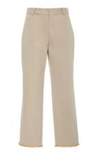 Rosie Assoulin Wooden Bead Pedal Pushers Pants