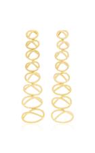 Joanna Laura Constantine Gold-plated Dangling Knot Earrings