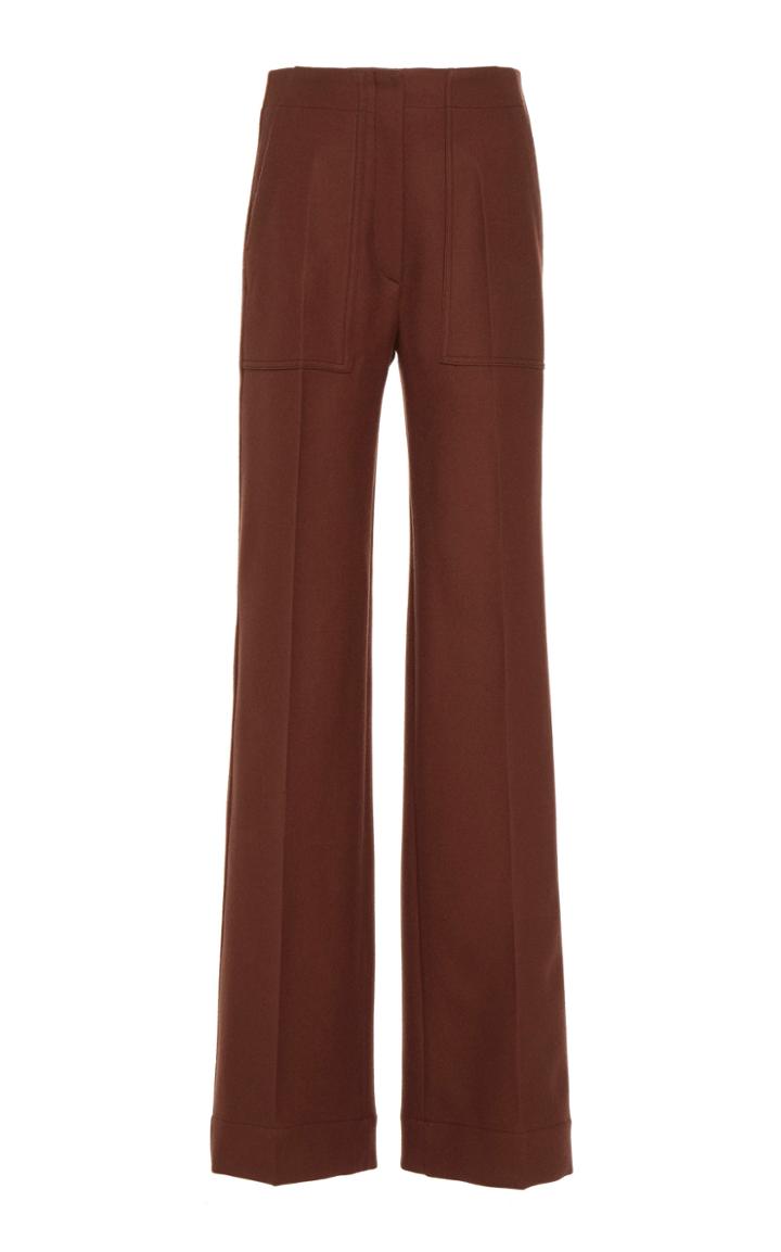 Boontheshop Collection Wool Wide-leg Pants