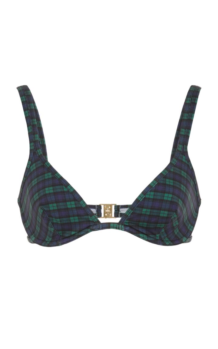 Ephemera Tartan Bikini Top