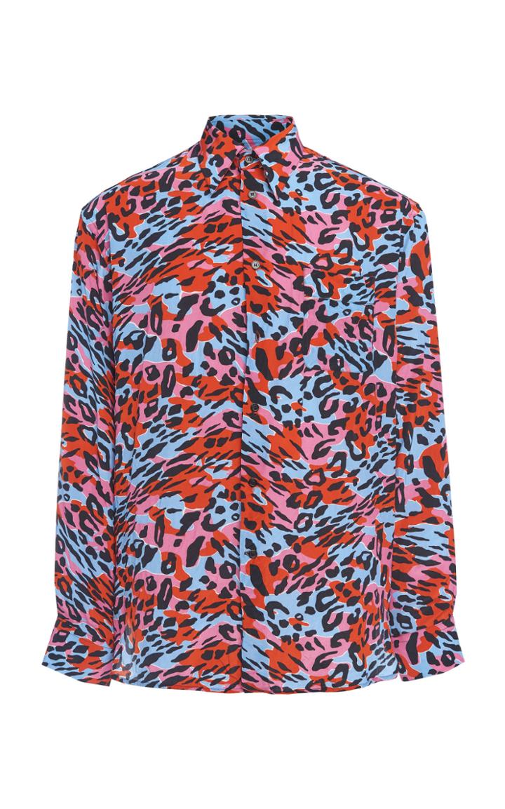Marni Mix Print Silk Shirt