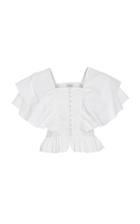 Jill Stuart Renee Cotton Poplin Blouse