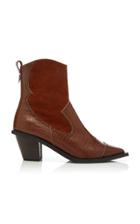 Reike Nen Western Leather Corduroy Boots