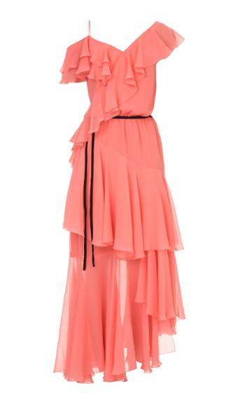 Elenareva Ruffle Midi Dress