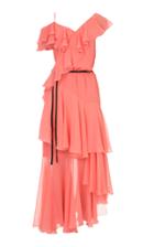 Elenareva Ruffle Midi Dress