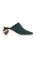 Neous Calanthe Round Heel Suede Mules