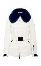 Moncler Grenoble Fur-trimmed Belted Shell Ski Jacket Size: 3
