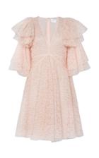 Giambattista Valli Cotton-blend Cantily Lace Mini Dress