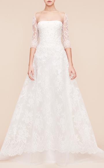 Georges Hobeika Bridal Full Lace Embroidered Gown