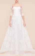 Georges Hobeika Bridal Full Lace Embroidered Gown