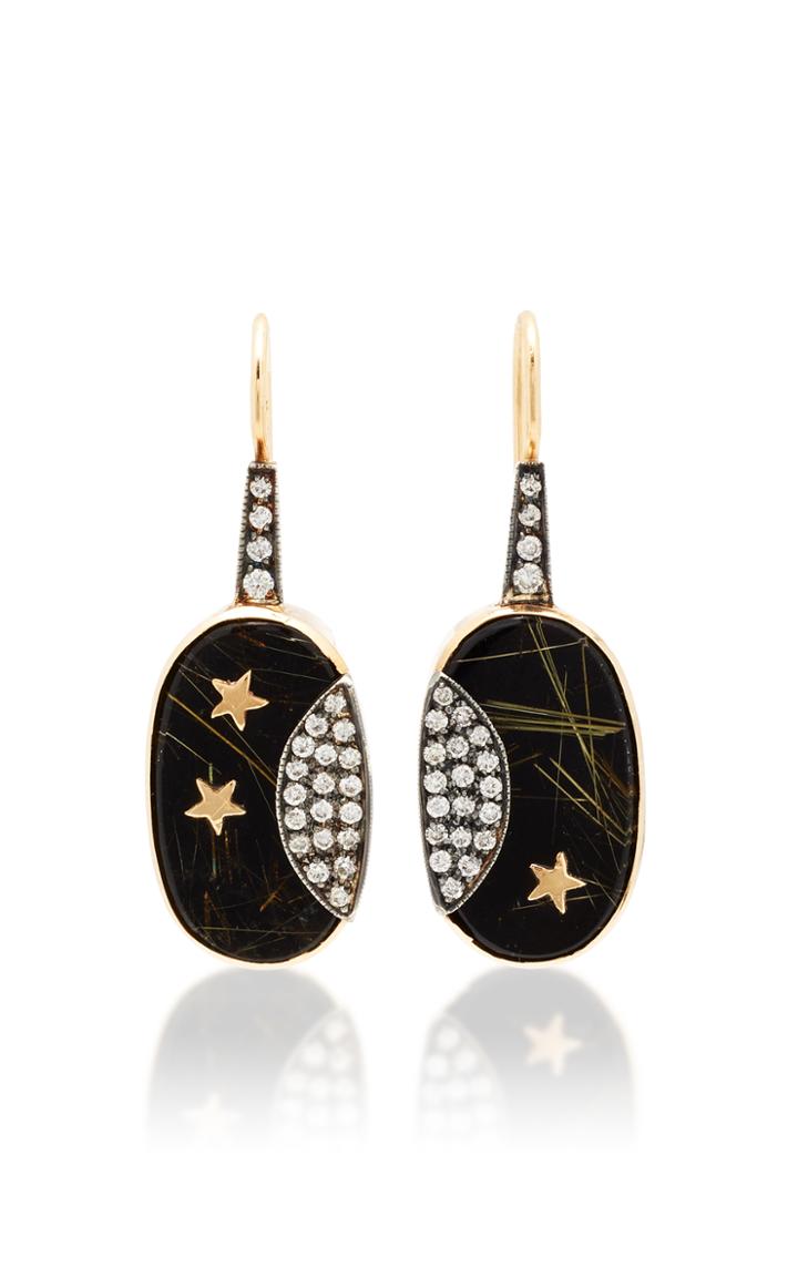 Andrea Fohrman Oval Full Moon Earrings