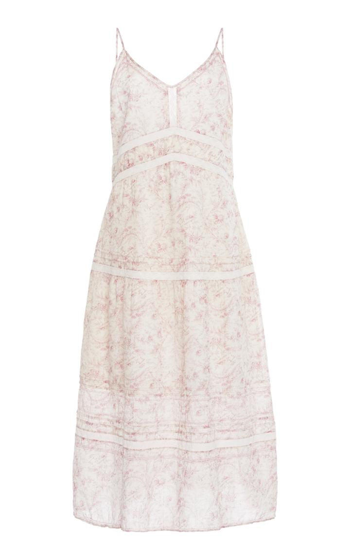 Sir The Label Caprice Paneled Cotton-blend Maxi Dress