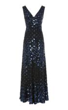 Tory Burch Sequin-embellished Crepe Maxi Dress