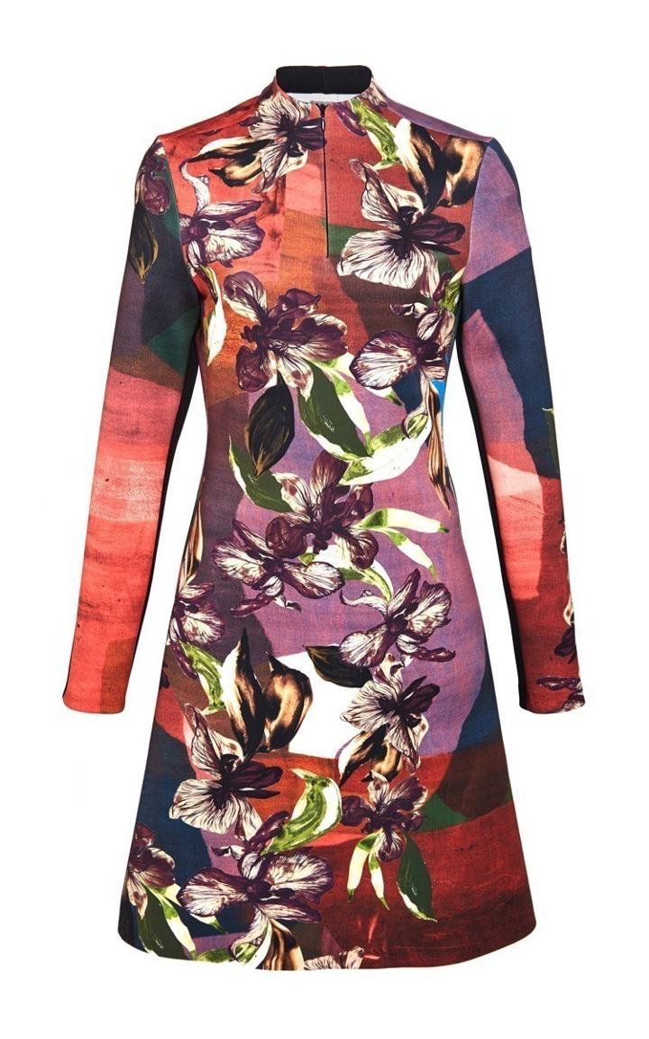 Clover Canyon Autumn Lilies Neoprene Dress