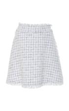 Msgm Tweed A-line Mini Skirt