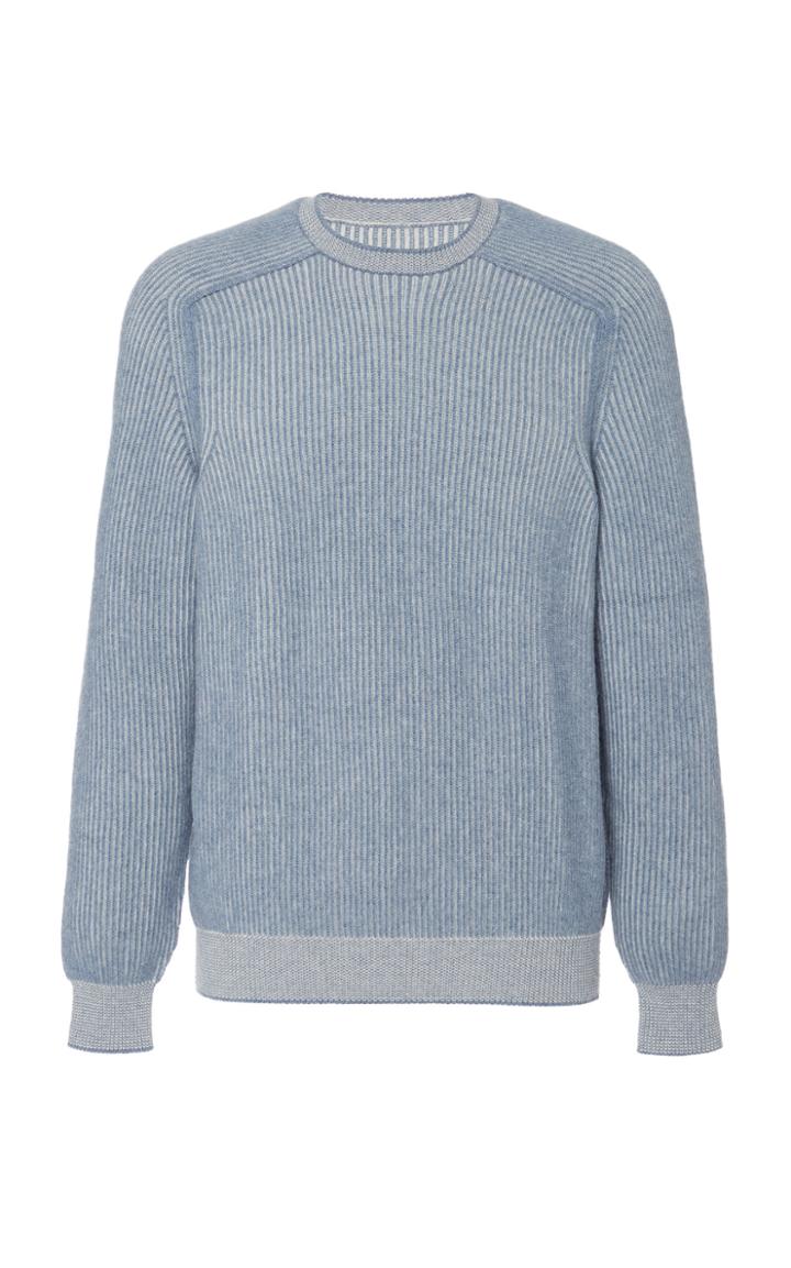 Sease Dinghy Ribbed Cashmere Sweater Size: L