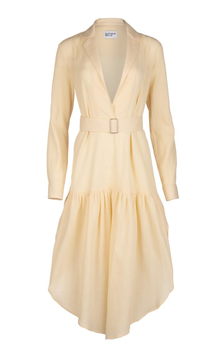 Moda Operandi Matthew Bruch Cotton Tulip Midi Dress