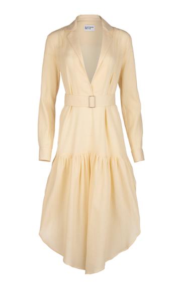 Moda Operandi Matthew Bruch Cotton Tulip Midi Dress