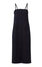 Moda Operandi Dorothee Schumacher Classic Twist Pinstripe Wool-blend Dress