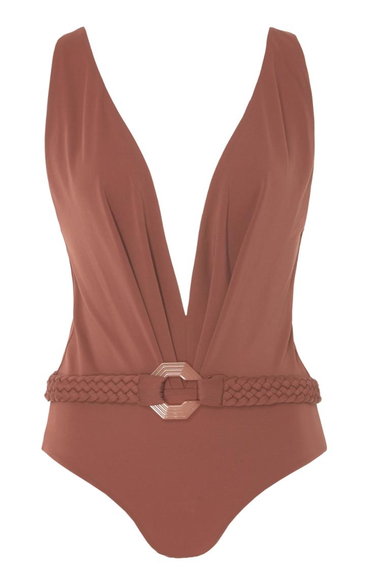 Johanna Ortiz El Encanto Belted Swimsuit