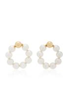 Beck Jewels Og Slarge Gold-filled Pearl Earrings