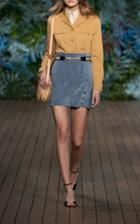 Alberta Ferretti Cotton-stretch Jacket