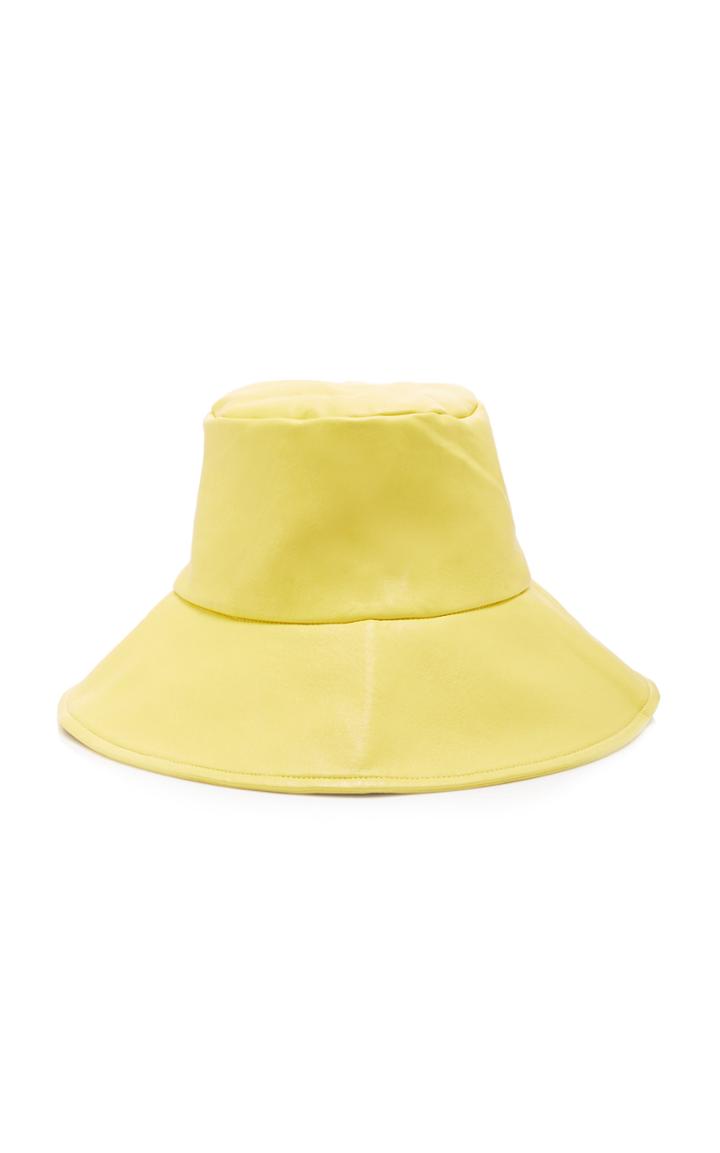 Apparis Dominique Faux Leather Bucket Hat