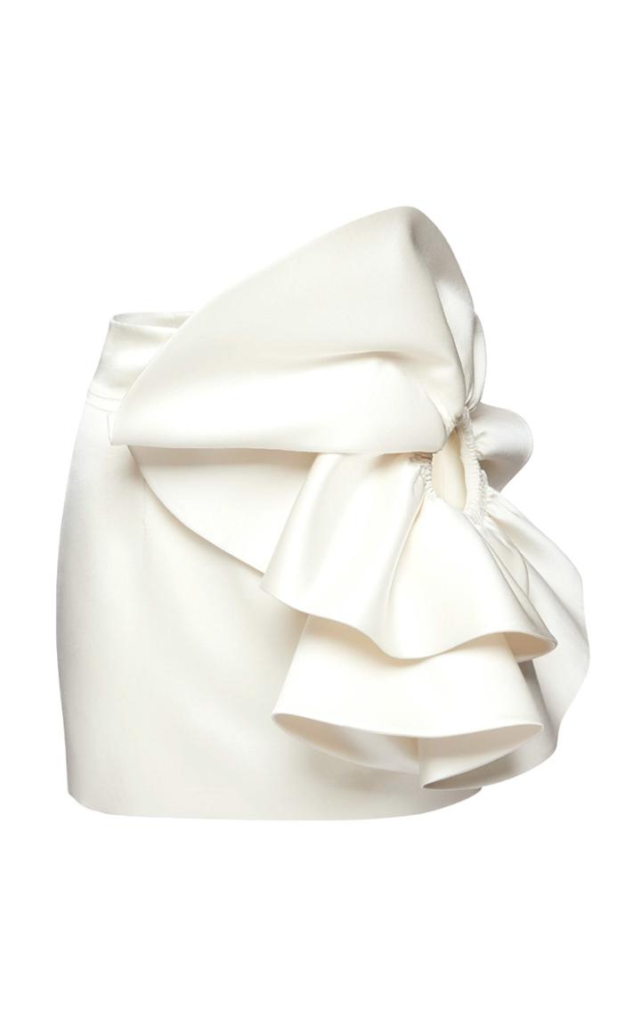 Moda Operandi Magda Butrym Appliqued Silk-blend Skirt