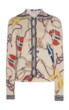 Moda Operandi Etro Printed Silk-linen Knit Top