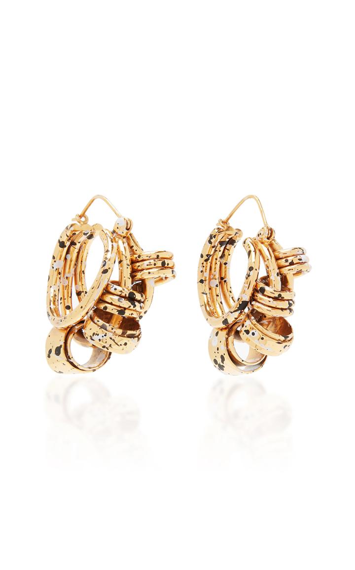Ellery Nelson Splatter Coiled Earrings