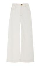 Nobody Denim Skylar High-rise Cropped Wide-leg Jeans