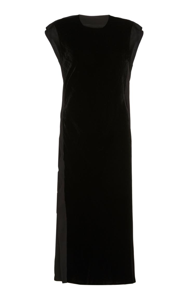 Helmut Lang Velvet Shift Dress
