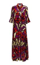 Moda Operandi La Doublej Artemis Printed Satin Dress